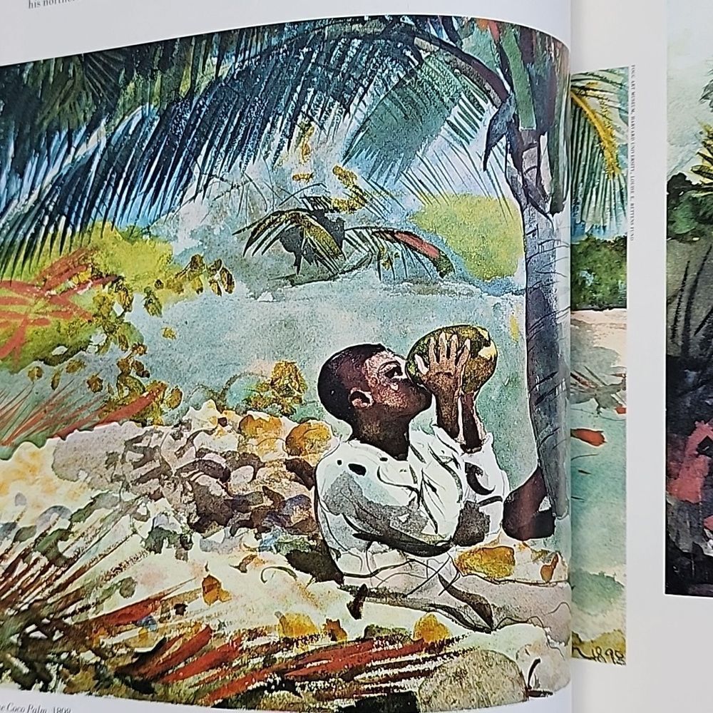VINTAGE! Art Book The World Of Winslow Homer Coffee Table Book